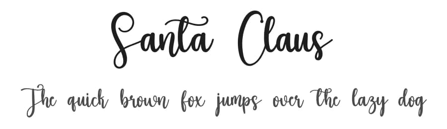 Santa Claus by Inermedia Studio — Script Handwritten Font