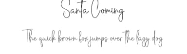 Santa Coming by Scratchones — Script Handwritten Font — thumbnail 1