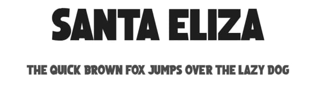Santa Eliza by Guaraldo Fonts — Sans Serif Font
