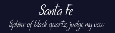 Santa Fe by Almeera Studio — Script Handwritten Font — thumbnail 2