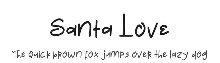 Santa Love by Mariyana — Script Handwritten Font — preview 1