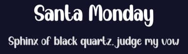 Santa Monday by Scratchones — Script Handwritten Font — thumbnail 2