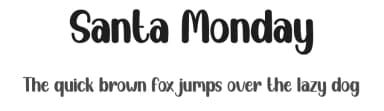Santa Monday by Scratchones — Script Handwritten Font — thumbnail 1