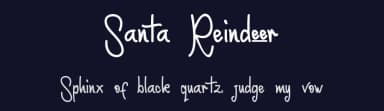 Santa Reindeer by Harjuno Kristanto — Script Handwritten Font — thumbnail 2