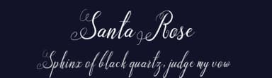 Santa Rose by Royaltype — Script Handwritten Font — thumbnail 2
