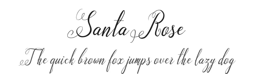 Santa Rose by Royaltype — Script Handwritten Font