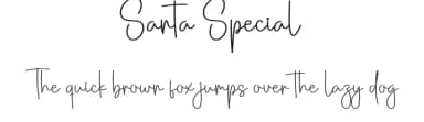 Santa Special by Scratchones — Script Handwritten Font — thumbnail 1