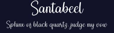 Santabeel by creatype designer — Script Handwritten Font — thumbnail 2