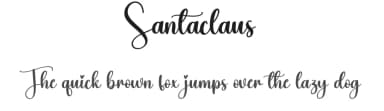 Santaclaus by Scratchones — Script Handwritten Font — thumbnail 1