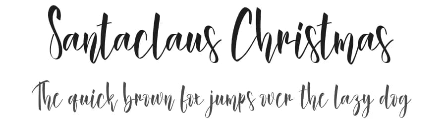 Santaclaus Christmas by Scratchones — Script Handwritten Font
