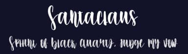 Santaclaus by Scratchones — Script Handwritten Font — thumbnail 2