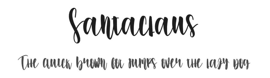 Santaclaus by Scratchones — Script Handwritten Font