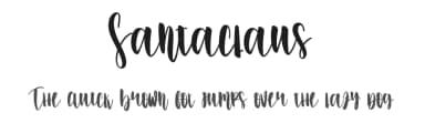 Santaclaus by Scratchones — Script Handwritten Font — thumbnail 1