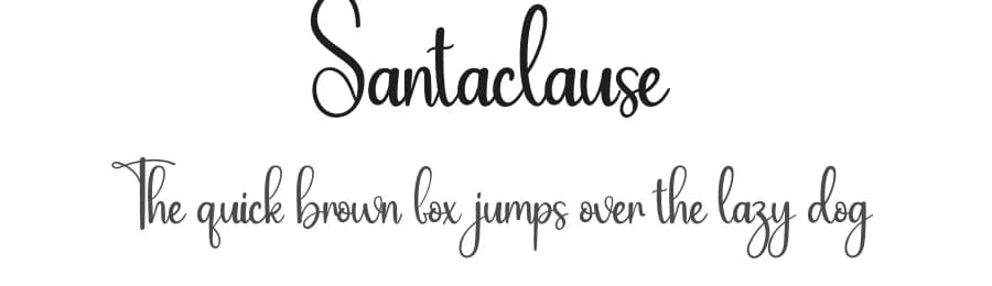 Santaclause by Andi Moz — Script Handwritten Font