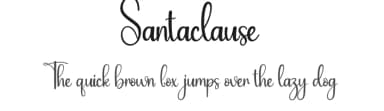 Santaclause by Andi Moz — Script Handwritten Font — thumbnail 1
