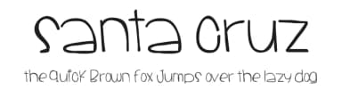 Santa Cruz by Des Gomez — Script Handwritten Font — thumbnail 1