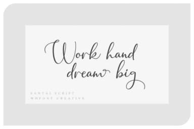 Santai Script Font by WDfont Creative — Script Handwritten Font — thumbnail 2