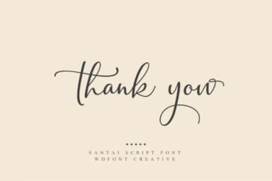 Santai Script Font by WDfont Creative — Script Handwritten Font — thumbnail 6