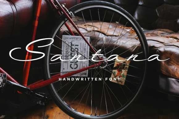 Santana Font by deniprianggono78 — Script Handwritten Font
