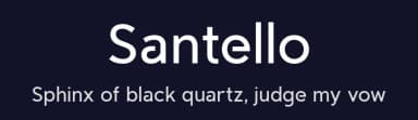 Santello by Aleksei Poteichuk — Sans Serif Font — thumbnail 2