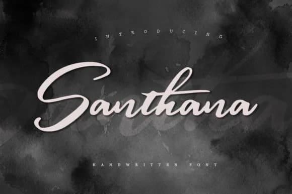 Santhana Font by Katie Holland — Script Handwritten Font