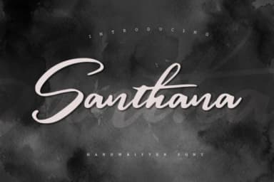 Santhana Font by Katie Holland — Script Handwritten Font — thumbnail 1