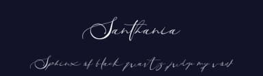 Santhania by Azkara Studio Co — Script Handwritten Font — thumbnail 2