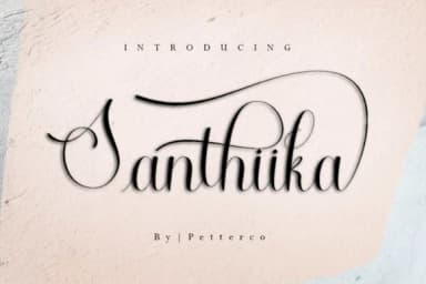 Santhiika Font by petterco.font — Script Handwritten Font — thumbnail 1