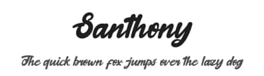 Santhony by Jadatype — Script Handwritten Font — thumbnail 1