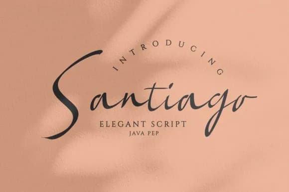 Santiago Font by JavaPep by JavaPep — Script Handwritten Font