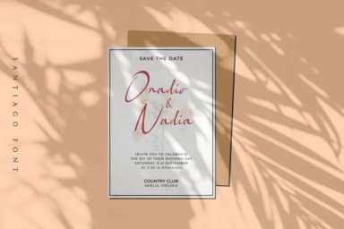 Santiago Font by JavaPep by JavaPep — Script Handwritten Font — thumbnail 3