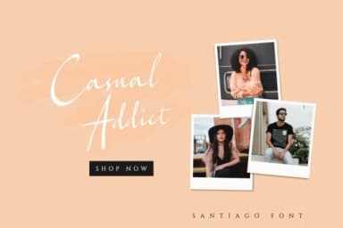 Santiago Font by JavaPep by JavaPep — Script Handwritten Font — thumbnail 4