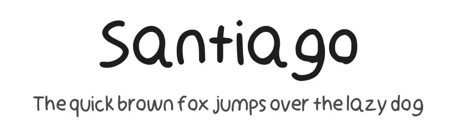 Santiago by TheSanty Lolx — Script Handwritten Font