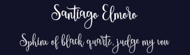 Santiago Elmoro by HansCo — Script Handwritten Font — thumbnail 2