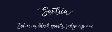 Santica by Aestherica Studio — Script Handwritten Font — thumbnail 2