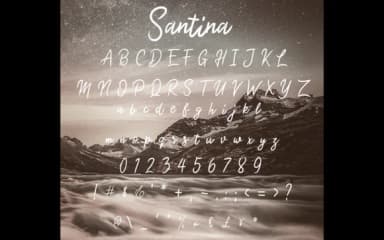 Santina Font by edinsartstudio — Script Handwritten Font — thumbnail 2