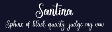 Santina by FreshtypeINK — Script Handwritten Font — thumbnail 2