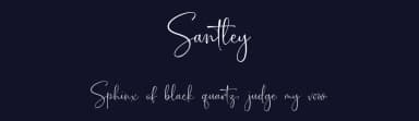 Santley by Letternun — Script Handwritten Font — thumbnail 2