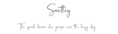 Santley by Letternun — Script Handwritten Font — thumbnail 1