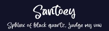 Santoey by Letterena Studios — Script Handwritten Font — thumbnail 2