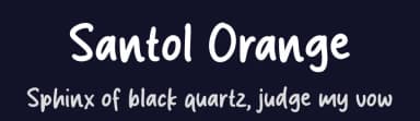 Santol Orange by MJType — Script Handwritten Font — thumbnail 2
