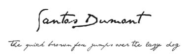 Santos Dumont by Billy Argel Fonts ® — Script Handwritten Font — thumbnail 1