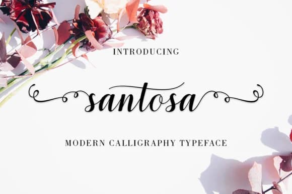 Santosa Font by zulkhairilettering — Script Handwritten Font