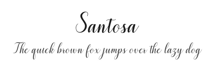 Santosa by zulkhairilettering — Script Handwritten Font