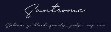Santrome by Jadatype — Script Handwritten Font — thumbnail 2