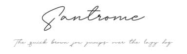 Santrome by Jadatype — Script Handwritten Font — thumbnail 1