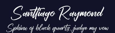 Santtiago Raymond by Letterena Studios — Script Handwritten Font — thumbnail 2
