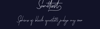 Santtiest by NihStudio — Script Handwritten Font — thumbnail 2