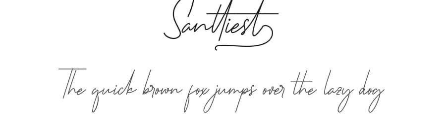 Santtiest by NihStudio — Script Handwritten Font