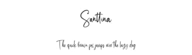 Santtina by alphArtype — Script Handwritten Font — thumbnail 1